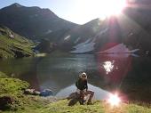 Dal Rifugio Barbellino salita al Lago della Malgina e discesa al Lago del Barbellino ed a Lizzola il 5 agosto 2009